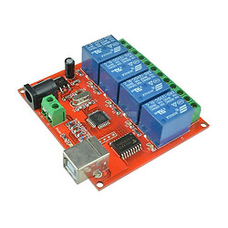 Релейный модуль Arduino 4-Channel USB Relay Module