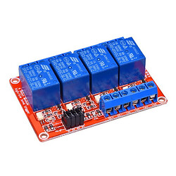 Релейный модуль Arduino 4-Channel 5V Relay Module High/Low Level Trigger