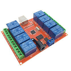 Релейный модуль Arduino 8-Channel USB Relay Module