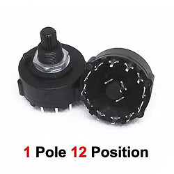 Поворотный переключатель RS26 Band Switch 1 Pole 12 15MM