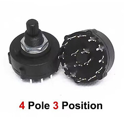 Поворотный переключатель RS26 Band Switch 4 Pole 3 15MM