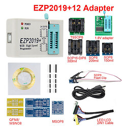 Программатор EZP2019+12 Adapters