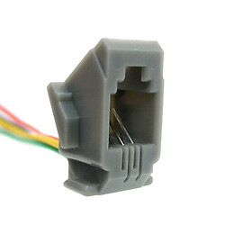 Разъем RJ с проводами RJ9-616W 4P4C 150mm