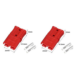Разъем питания 40A 2lots Plug Connectors Red