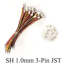 Разъем питания JST-SH-1.0-3P-100mm-Connector