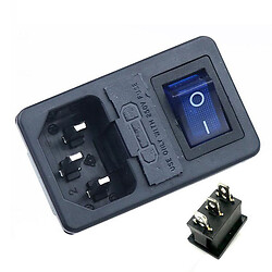 Разъем питания 220v ACFH-BLUE-3pin