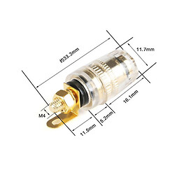Разъем типа банан Роз'єм Банан M4 Чорний
