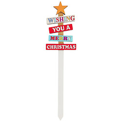 Декор новорічний на паличці Персонажі з надписом