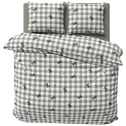 Комплект постільної білизни полісатин LeLit полутурний
