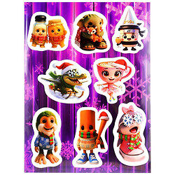 Наліпки тематичні серія Тренд Baby середні мікс