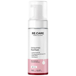 Пінка для вмивання шкіри обличчя RE.CARE Exfoliating 150 мл