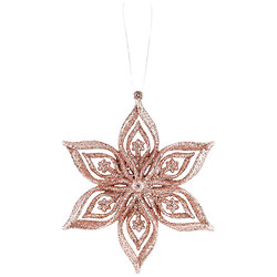 Украшение новогоднее блестящее Цветок