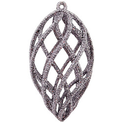 Украшение новогоднее блестящее Шишка 10х5 см