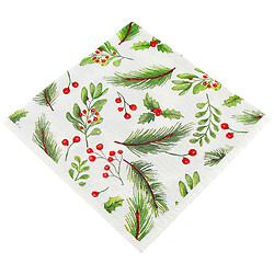 Салфетки бумажные Silken Рождественские шишки 2 шарики 33х33 см