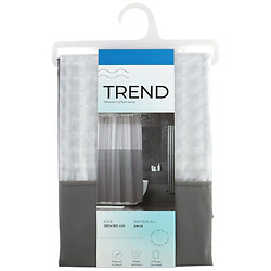 Штора для ванной комнаты с кольцами WOKO TREND 180x180 см