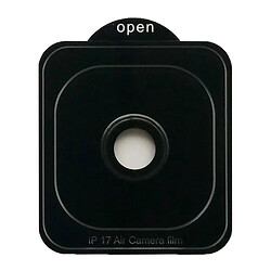 Захисне скло камери Apple iPhone 17 Air, Camera Metal, Чорний