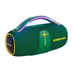 Портативная колонка Hopestar H85, Зеленый