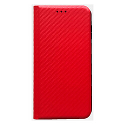 Чохол (книжка) Samsung Galaxy S25 FE, Carbon Case, Червоний