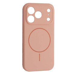Чехол (накладка) Apple iPhone 17 Pro Max, Air Beats Full Camera, MagSafe, Розовый