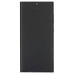 Дисплей (екран) Samsung S908 Galaxy S22 Ultra, Original (PRC), З сенсорним склом, З рамкою, Білий
