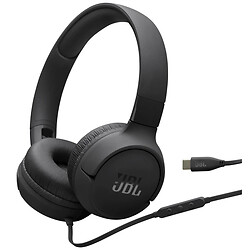 Гарнитура JBL Tune 520C, С микрофоном, Черный