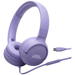 Гарнітура JBL Tune 520C, З мікрофоном, Фіолетовий