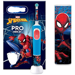 Зубна електрощітка Braun Oral-B Pro Kids D103.413.2KX Spider-Man, Чорний
