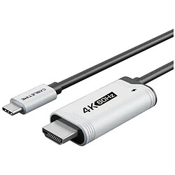 Кабель Cabletime CC17L, HDMI, Type-C, 2.0 м., Черный