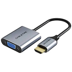Адаптер Cabletime CP53G, VGA, HDMI, 0.2 м., Серый