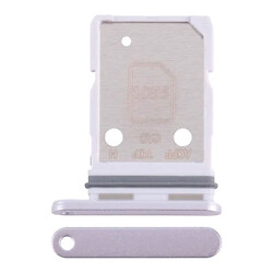 Держатель SIM-карты Samsung Galaxy A36 5G, С разъемом на карту памяти, Белый