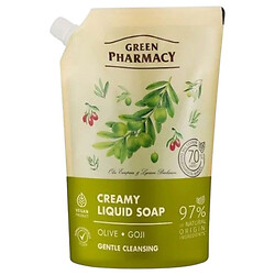 Рідке мило "Green Pharmacy", оливка та годжі, дой-пак 460мл