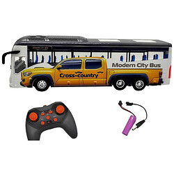 Автобус на радіокеруванні, акумулятор 3.7 V, пульт керування 2.4 GHz, масштаб 1:24, підсвічування, мелодії, режим демонстрації, коробка, 43,5 х13, 5х9 см, Xiangcheng