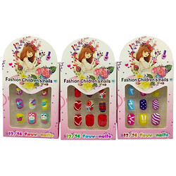 Аксессуары для девочек, накладные ногти, с эффектом 3D, Mic