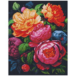 Алмазна мозаїка "Фарбовий букет", 40х50 см, Ідейка