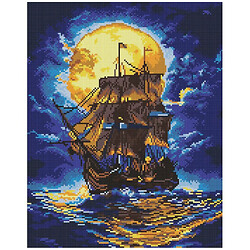 Алмазная мозаика "Там, где небо встречает море", 40х50 см, Ідейка