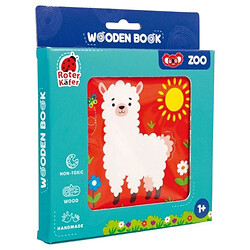 Игрушка "Деревянная книга. Зоопарк", Vladi Toys