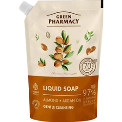 Рідке мило "Миндаль та арганова олія. Green Рharmacy", дой-пак 460 мл