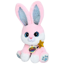 Інтерактивна іграшка "Магічний зайченя", сидить, вушка підсвічуються, пісні англійською, відтворює мелодії, реагує на дотик палички до носа, в коробці, Mic