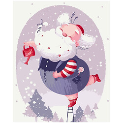 Картина по номерам "Праздничный Санта", 40х50 см, Art Craft