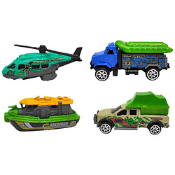 Машина металлическая "Транспорт", микс видов, коробка 8х5х5 см, Автопром