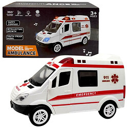 Машина на батарейках "Швидка допомога", світло, звук, у коробці 20,4x11,3x9 см, Mic