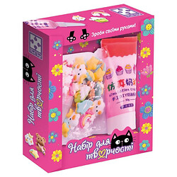 Набір для творчості "Клей з кабашонами. Ведмедик мікс", Vladi Toys