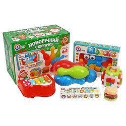 Новогодний набор игрушек, коробка 37 х 27.5 х 19.3 см, Technok Toys