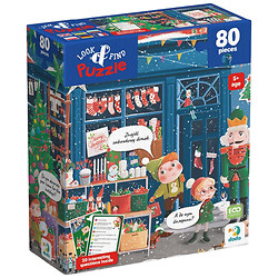 Пазл "Look and Find/Шукай і знаходь. Зимові свята", 80 ел, Dodo