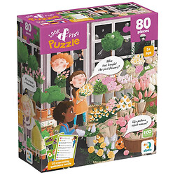 Пазл "Look and Find/Ищи и находи. Цветущая весна", 80 ел, Dodo