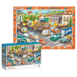 Пазл "На дороге", 80 эл, Dodo