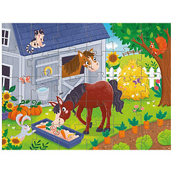 Пазл "Обед для лошадки", 30 эл., Dodo