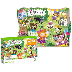 Пазл "Праздник котиков", 30 элементов, Dodo