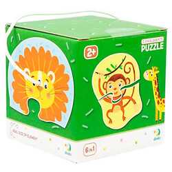 Пазлы "Дикие животные", 6 пазлов, Dodo