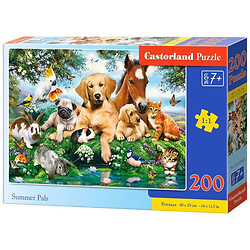Пазлы "Летние приятели", 200 элементов, Castorland